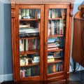 F59. Spoon carved bookcase. 